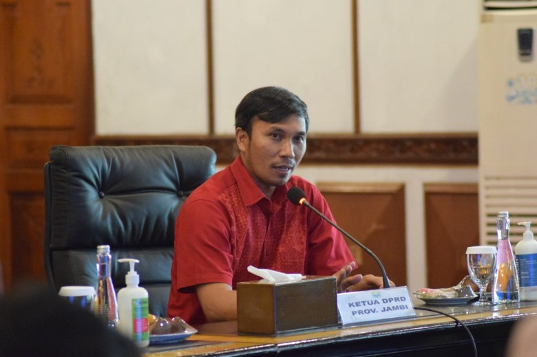 Ketua Dewan Perwakilan Rakyat Daerah (DPRD) Provinsi Jambi Edi Purwanto,