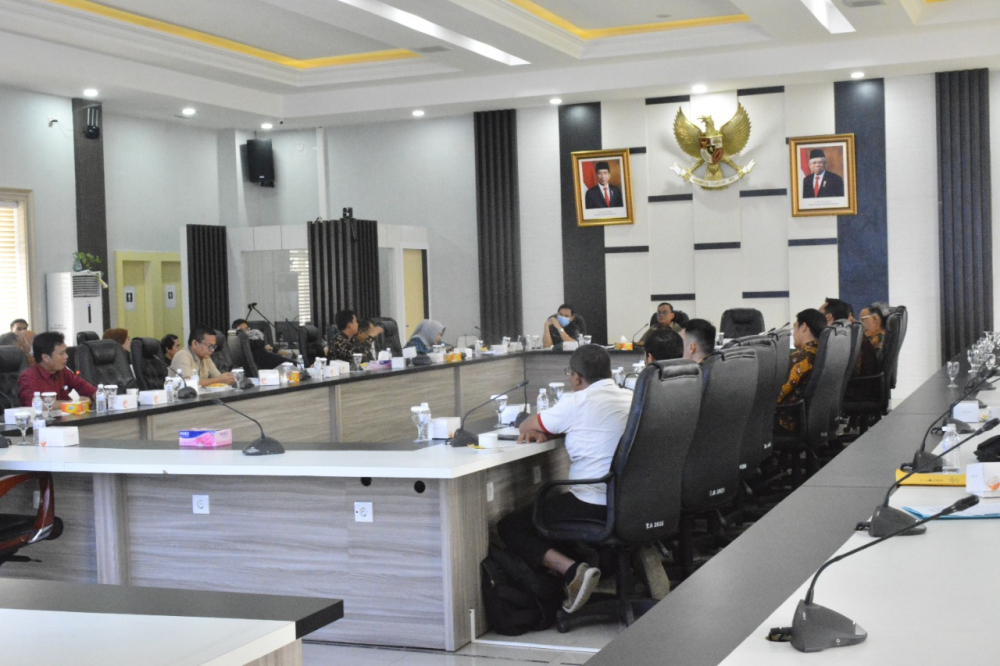 Rapat hearing pemaparan Feasibility Study (FS/Studi Kelayakan) pembangunan