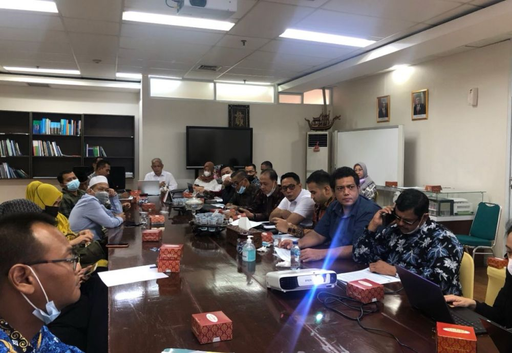Komisi I DPRD Provinsi Jambi melakukan konsultasi terkait rencana program pengembangan perpustakaan berbasis inklusi sosial di Provinsi Jambi kepada Perpustakaan Nasional Republik Indonesia.