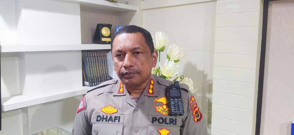  Direktur Lalu Lintas Polda Jambi Komisaris Besar Polisi Dhafi di Jambi,
