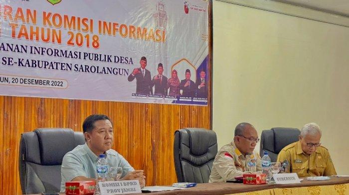  Ketua Komisi I DPRD Provinsi Jambi Hapis Hasbiallah