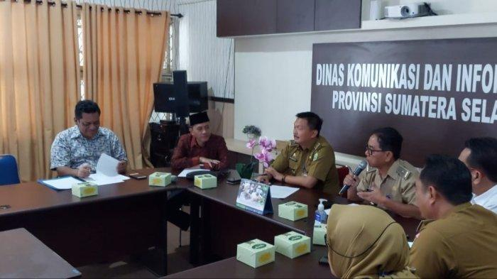 Komisi I DPRD Provinsi Jambi melakukan kegiatan studi banding ke Dinas Kominfo Provinsi Sumatera Selatan. 