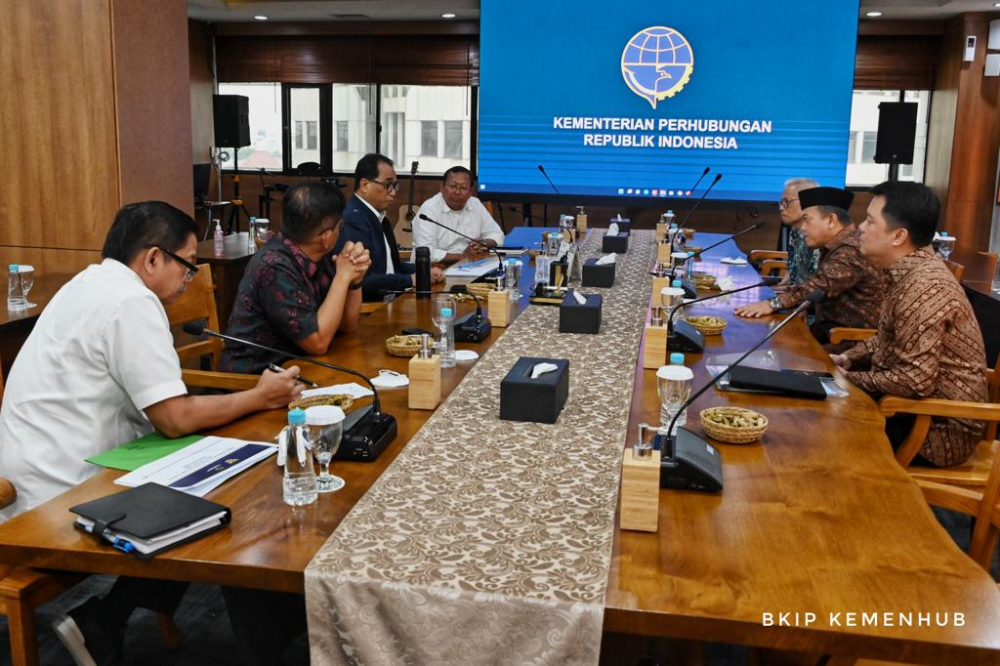 Pembahasan jalan khusus batubara Menteri Perhubungan bersama Gubernur Jambi