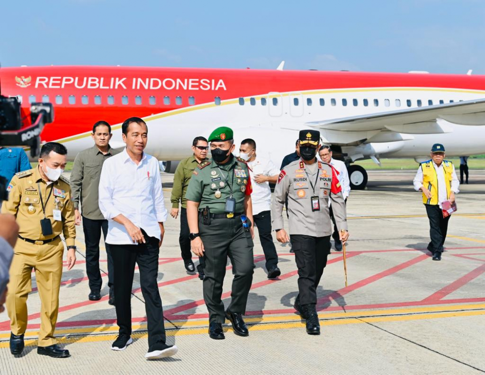 Presiden Jokowi melakukan kunjungan Kerja (Kunker) ke Jambi,