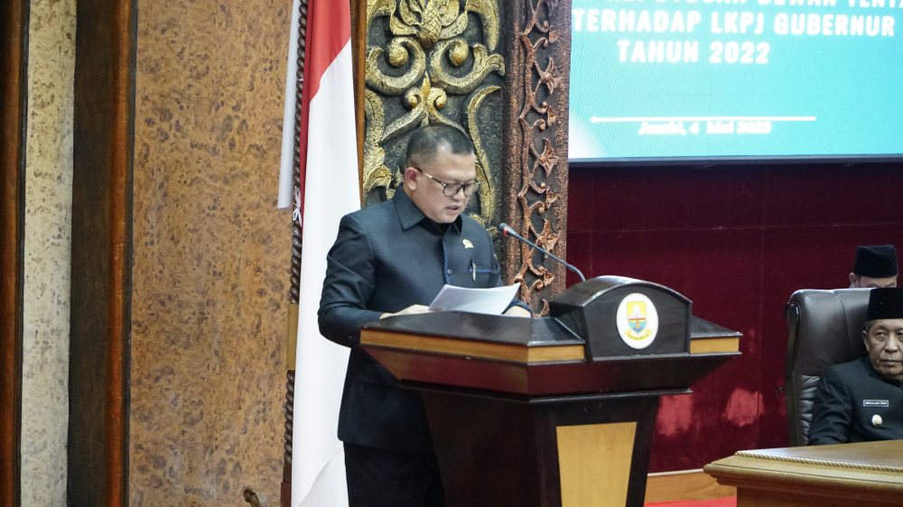 Ketua Pansus III DPRD Provinsi Jambi Ahmad Fauzi Ansori