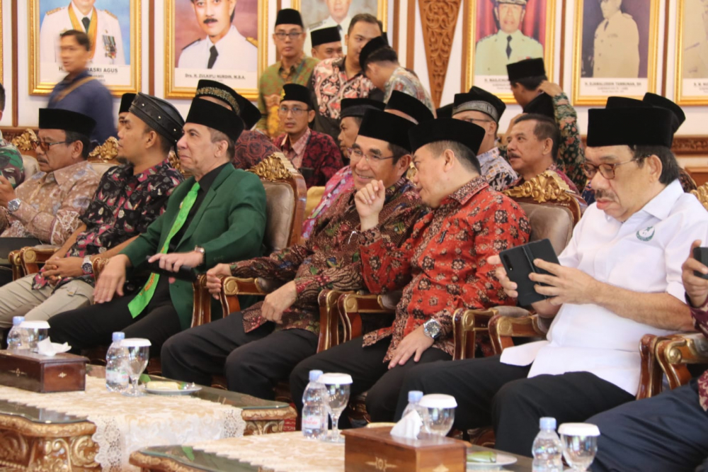 Pelantikan Pengurus Dewan Pimpinan Wilayah (DPW) Syarikat Islam Provinsi Jambi Periode 2023-2025, bertempat di Auditorium Rumah Dinas Gubernur Jambi, Jum'at (11/08/2023).