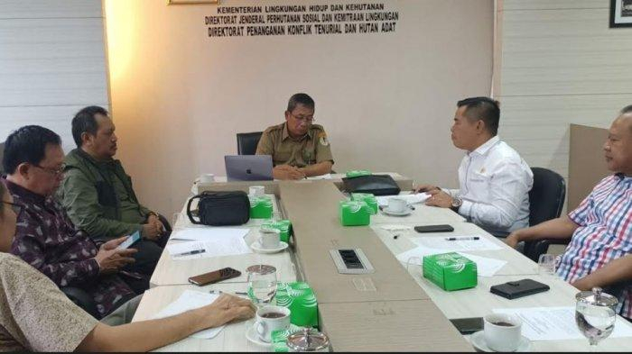 Pansus IV DPRD Provinsi Jambi kunjungan kerja ke Direktorat Penanganan Konflik Tenurial dan Hutan adat - Kementerian Lingkungan Hidup dan Kehutanan RI, Senin (28/8/2023).