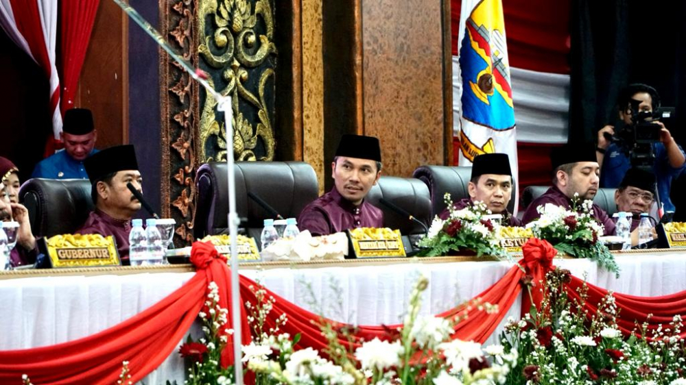 Rapat Paripurna DPRD Provinsi Jambi dalam ranga memperingati HUT ke-67 Provinsi Jambi, Sabtu (6/1)