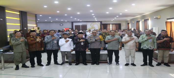 Rapat Koordinasi Politik Se-Provinsi Jambi pada tahun anggaran 2024 Persiapan Pemilu Serentak tahun 2024.