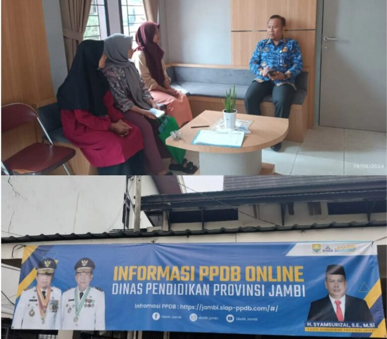 Dinas Pendidikan Provinsi Jambi Buka Pusat Informasi PPDB 2024. 