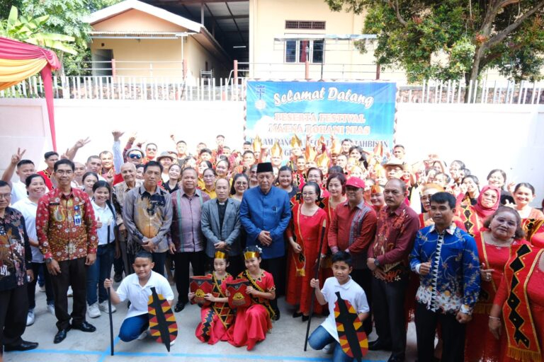 Wagub Abdullah Sani Ajak Masyarakat Jambi Asal Nias Tetap Jaga Warisan Budaya Leluhur.