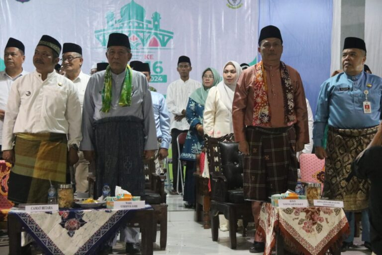 Abdullah Sani Buka MTQ Ke-16 Tingkat Kecamatan Betara. Foto dok Kominfo Provinsi Jamb