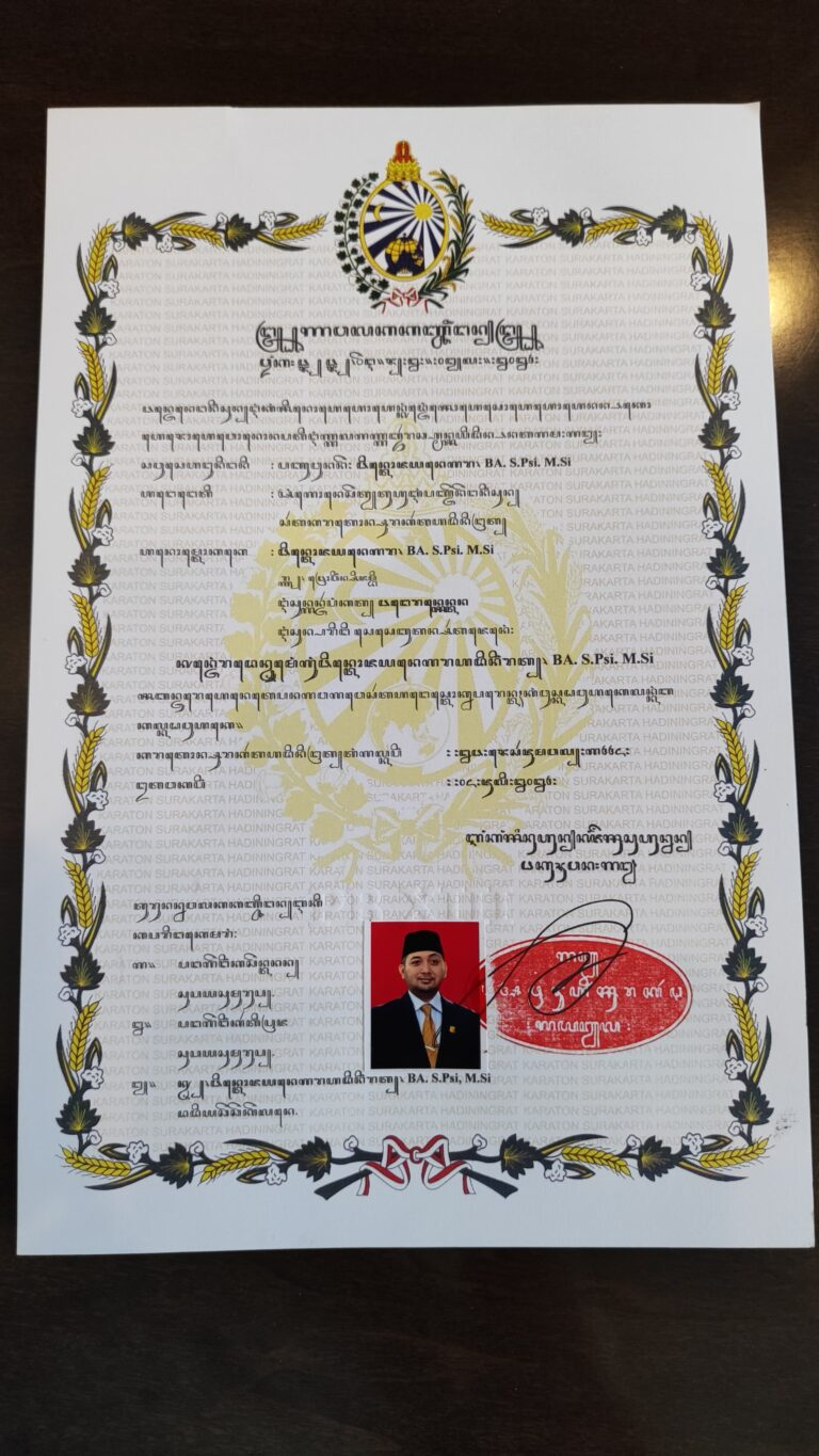 Waka DPRD Jambi Pinto Jayanegara Akan Dianugerahi Gelar Adat dari Sultan Pakubuwono XIII.