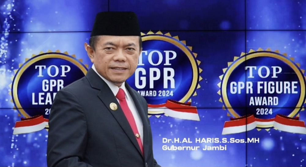 Gubernur Al Haris Raih Pengharagaan Top GPR Figure Award 2024