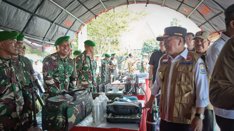 Dipimpin Menko Perekonomian Airlangga, Al Haris Ikuti Apel dan Simulasi Karhutla di Sumsel.