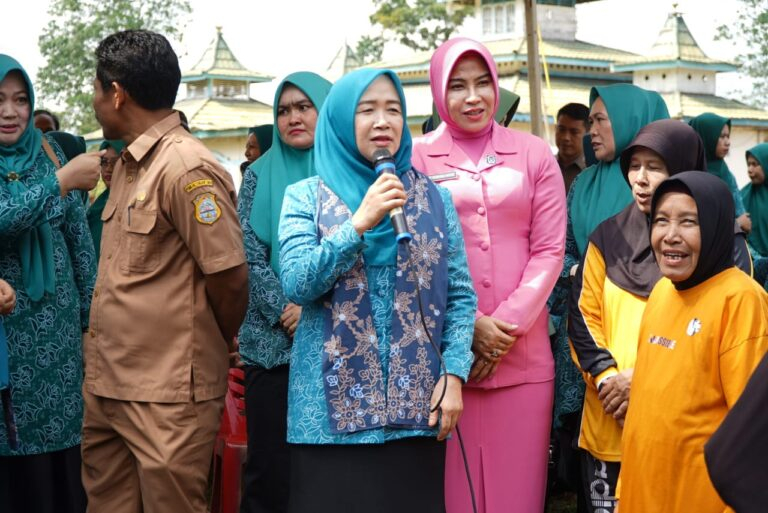 Hesnidar Haris Tinjau Posyandu Pinang Merah Tanjung Jabung Timur. Foto dok Kominfo Provinsi Jambi