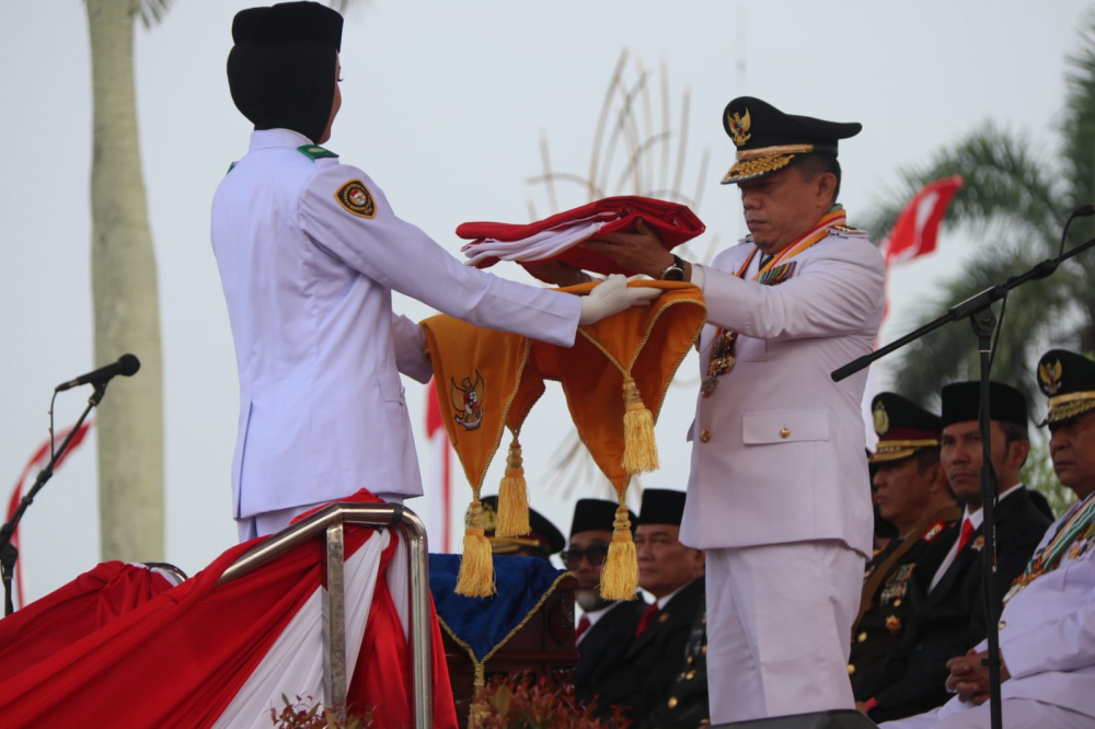 HUT RI Ke-79, Gubernur Al Haris Puji Capaian Kinerja 10 Tahun Pemerintahan Presiden Jokowi. Foto dok Kominfo Prov Jambi.