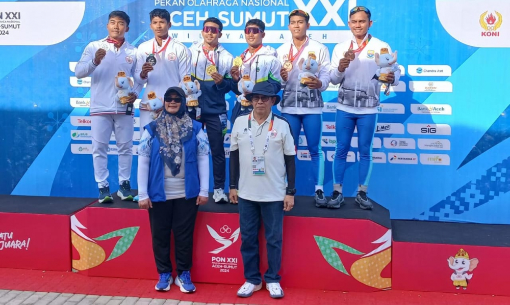 Atlet Dayung Jambi Raih Medali Perunggu di PON Aceh-Sumut. Foto Ist