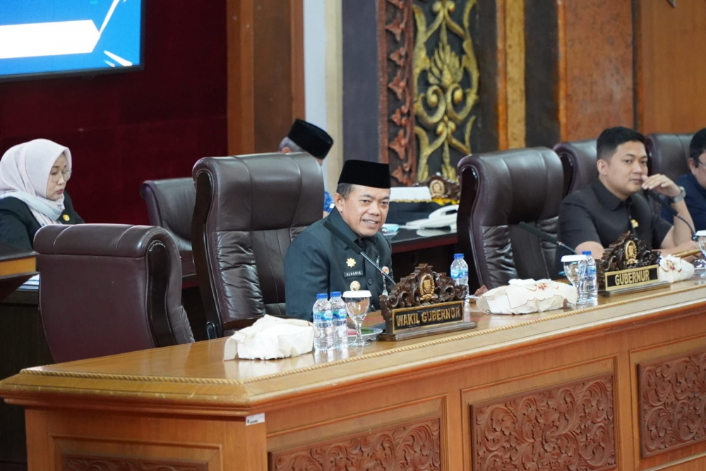 Gubernur Al Haris Sebut Pers Jambi Ikut Jaga Kondusifitas Pilkada Serentak. Foto Ist