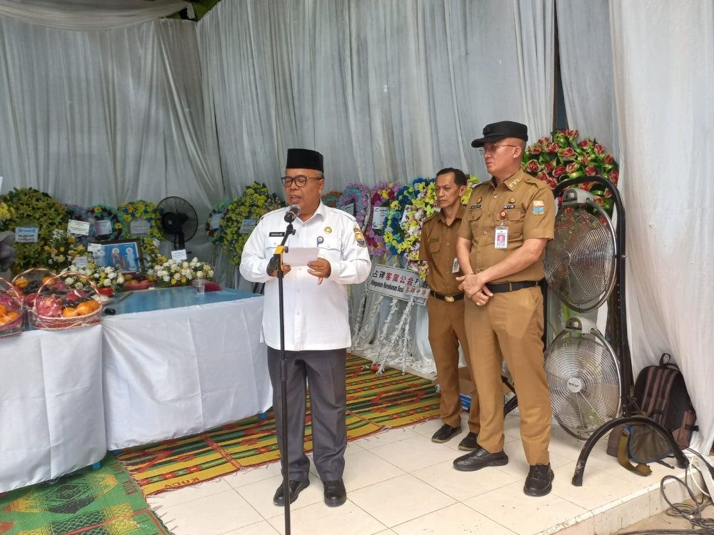 Lepas Jenazah Ketua Umum Wushu, Gubernur Jambi: Pemprov Jambi Turut Berduka, Beliau Orang Baik. Foto dok Kominfo Prov Jambi