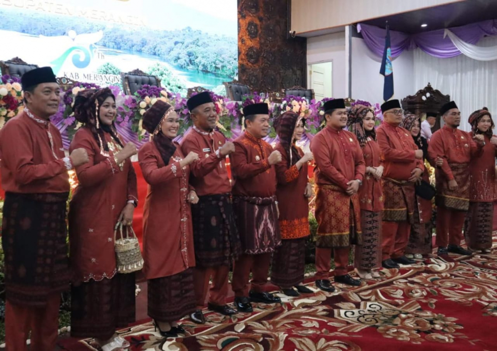 Paripurna HUT ke-75 Merangin Berlangsung Sukses dan Semarak. Foto dok Kominfo Prov Jambi