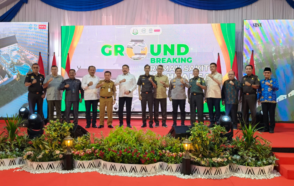 Jaksa Agung ST Burhanuddin Lakukan Grandbreaking RS Adhyaksa Jambi