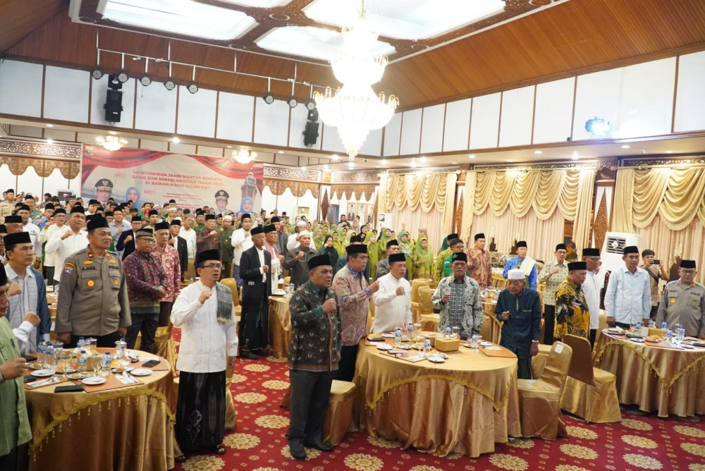Gubernur Al Haris Hadiri Halal Bihalal NU Provinsi Jambi. Foto dok Kominfo Provinsi Jambi