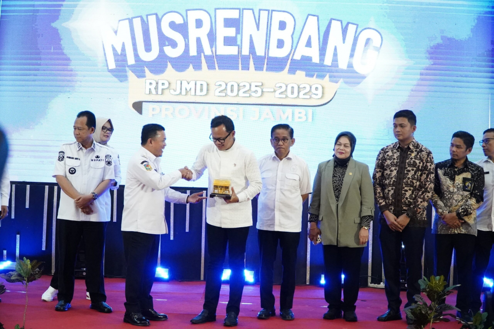 Musrenbang RPJMD Dihadiri Wamendagri Bima Arya, Al Haris: Momentum Sinkronisasi Program Pemerintah Pusat dan Daerah. Foto dok Kominfo Provinsi Jambi