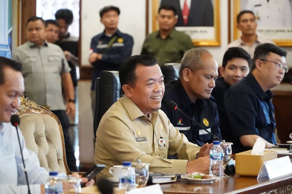 Di depan Komisi XII DPRD RI, Al Haris Tegaskan Pemprov Jambi Serius Selesaikan Persoalan PI 10%. Foto dok Kominfo Provinsi Jambi
