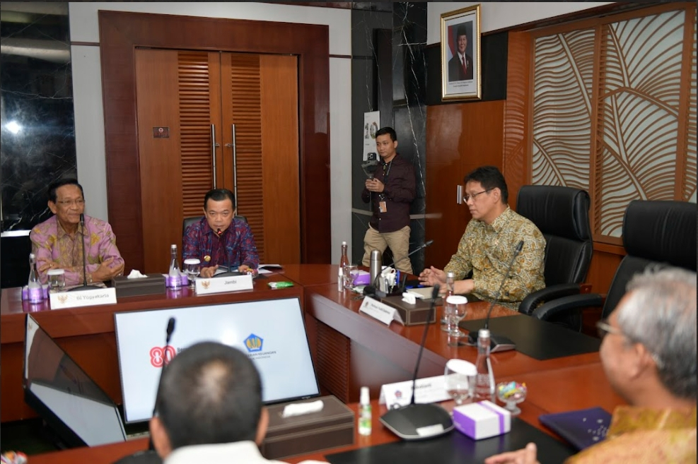 Al Haris Pimpin Gubernur se-Indonesia Audiensi dengan Menteri Keuangan Purbaya. Bahas TKD dan DBH.