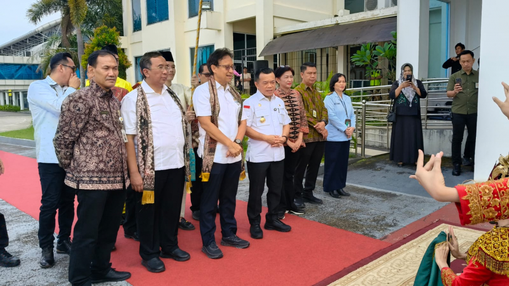 Menteri Kesehatan Budi Gunadi Sadikin melakukan kunjungan Kerja ke Jambi.