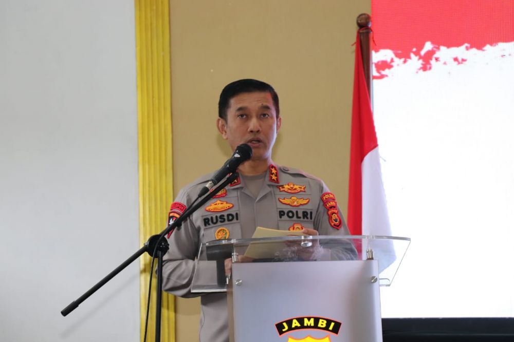 Kapolda Jambi, Inspektur Jenderal Polisi Rusdi Hartono,